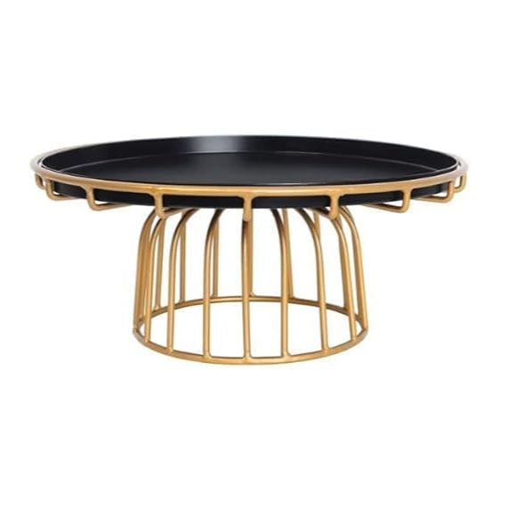 Modern Iron Wire Cake Stand (Black & Gold)
