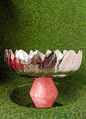 Silver Bowl with Resin Base